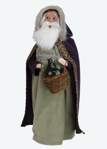 Byers Choice Caroler 2023: Wine Santa